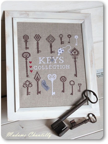 Madame Chantilly - Keys Collection / Коллекция ключей - схема для вышивания крестом