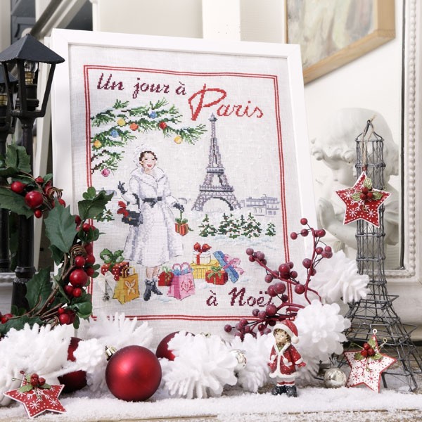 Рождество в Париже / Un jour a Paris a Noel - Les brodeuses parisiennes, набор для вышивания крестом