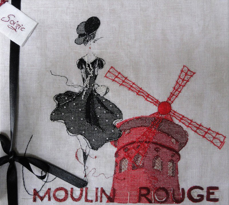 Soizic - Le Moulin Rouge / Мулен-Руж, схема для вышивания крестом