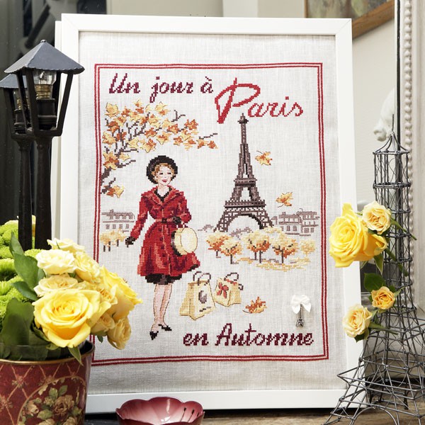 Осенний день в Париже / Un jour a Paris en automne - Les Brodeuses Parisiennes, набор для вышивания крестом