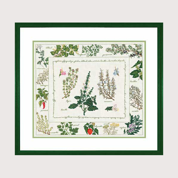 Le bonheur des dames - 1191 Les herbiers / Гербарий, набор для вышивания крестом