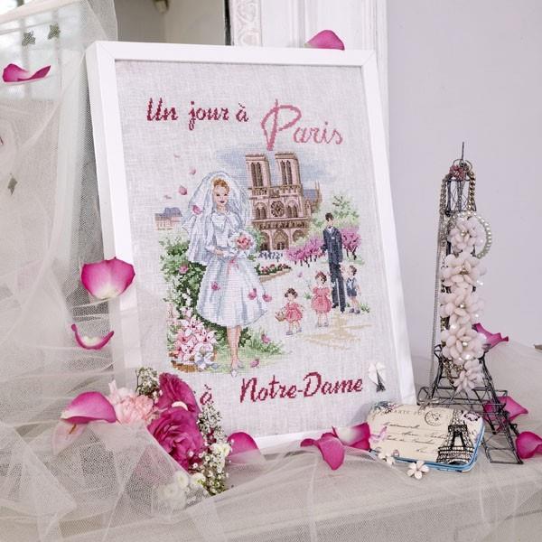 Нотр-Дам. Один день в Париже / Un jour a Paris a Notre Dame - Les Brodeuses Parisiennes, набор для вышивания крестом