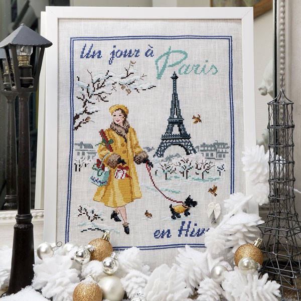 Зимний день в Париже / Un jour a Paris en hiver - Les Brodeuses Parisiennes, набор для вышивания крестом