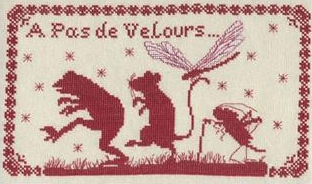 Isabelle Vautier - BI16 A Pas de Velours, схема для вышивания крестом