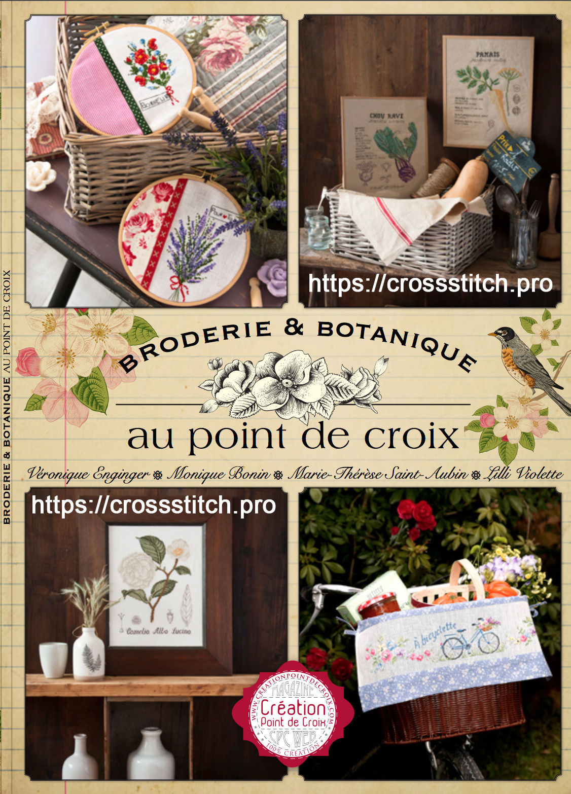 Broderie et botanique au point de croix / Вышивка и ботаника - спецвыпуск