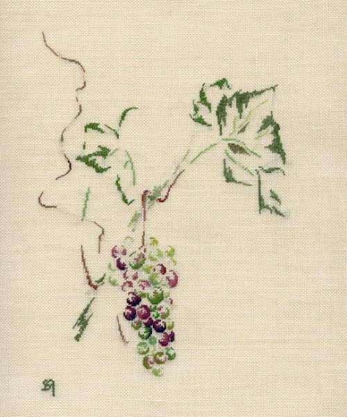 Схема для вышивания КБЦ 3035 Ветка винограда