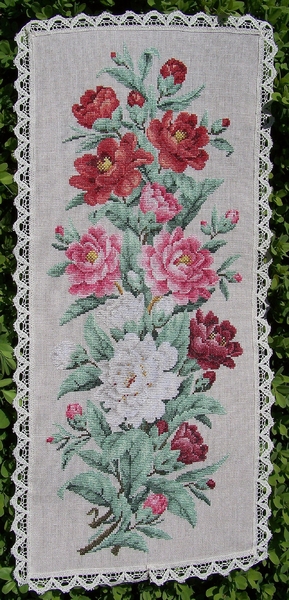 Reflets de soie - Roses Romance / Романтичные розы, схема для вышивания крестом