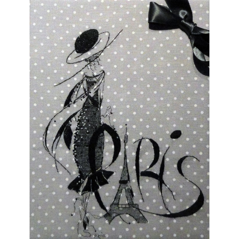 Soizic - Femme de Paris / Парижанка, схема для вышивания крестом