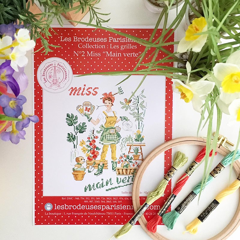 Les brodeuses parisiennes - Miss Green Thumb Chart