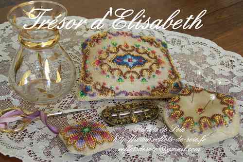 Reflets de soie - Tresor d'Elisabeth / Сокровище Элизабет, набор для вышивания бисером