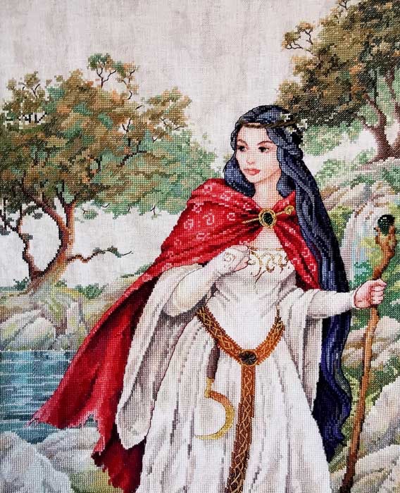 Viviane, La Dame Du Lac / Вивиан, озерная фея - Nimue, набор для вышивания крестом