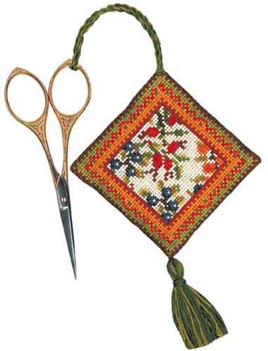 Рукоделие: органайзеры для вышивки, игольницы, маячки для ножниц, вышивка крестом на тему рукоделия