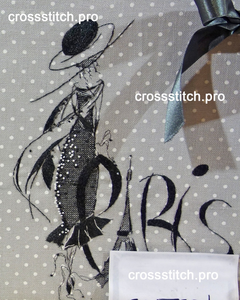 Soizic - Femme de Paris / Парижанка, схема для вышивания крестом, купить
