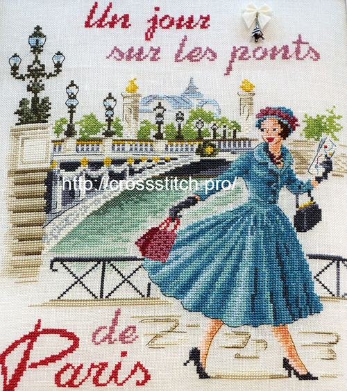 Un jour sur le pont Alexandre III - Les Brodeuses Parisiennes