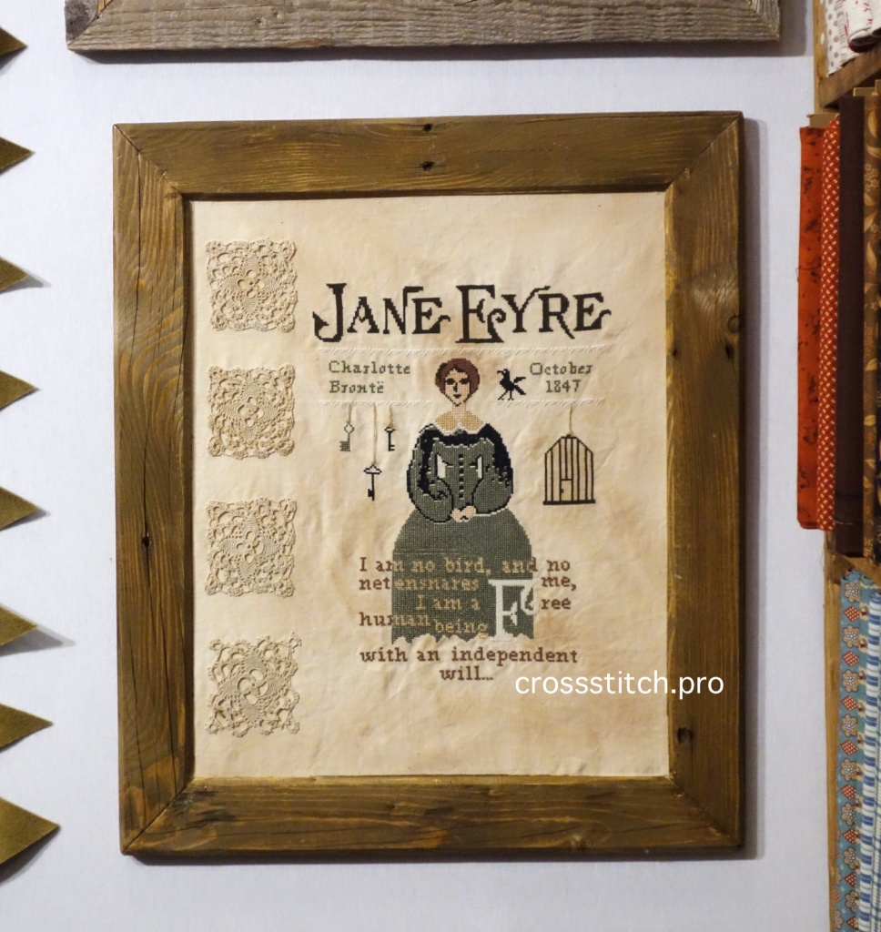 The primitive hare, вышивка крестом, Jane Eyre, Джейн Эйр