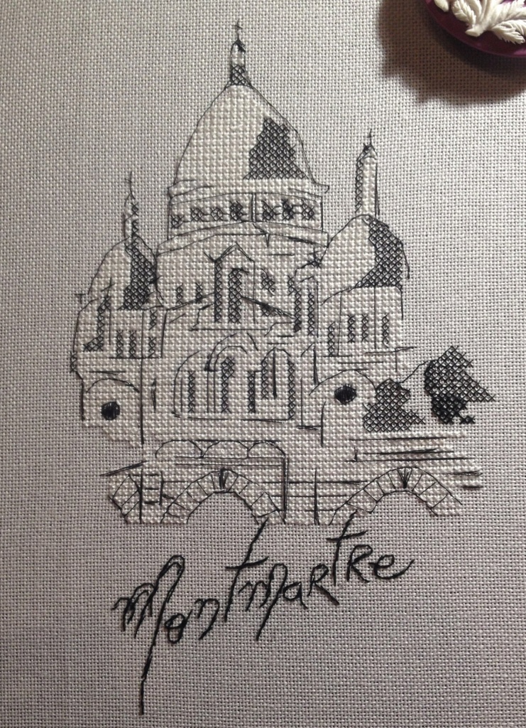 Soizic - Montmartre / Монмартр, схема для вышивания крестом